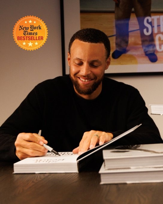 新書成暢銷書！庫里社媒感謝粉絲：沒有各位的支持這一切無從談起