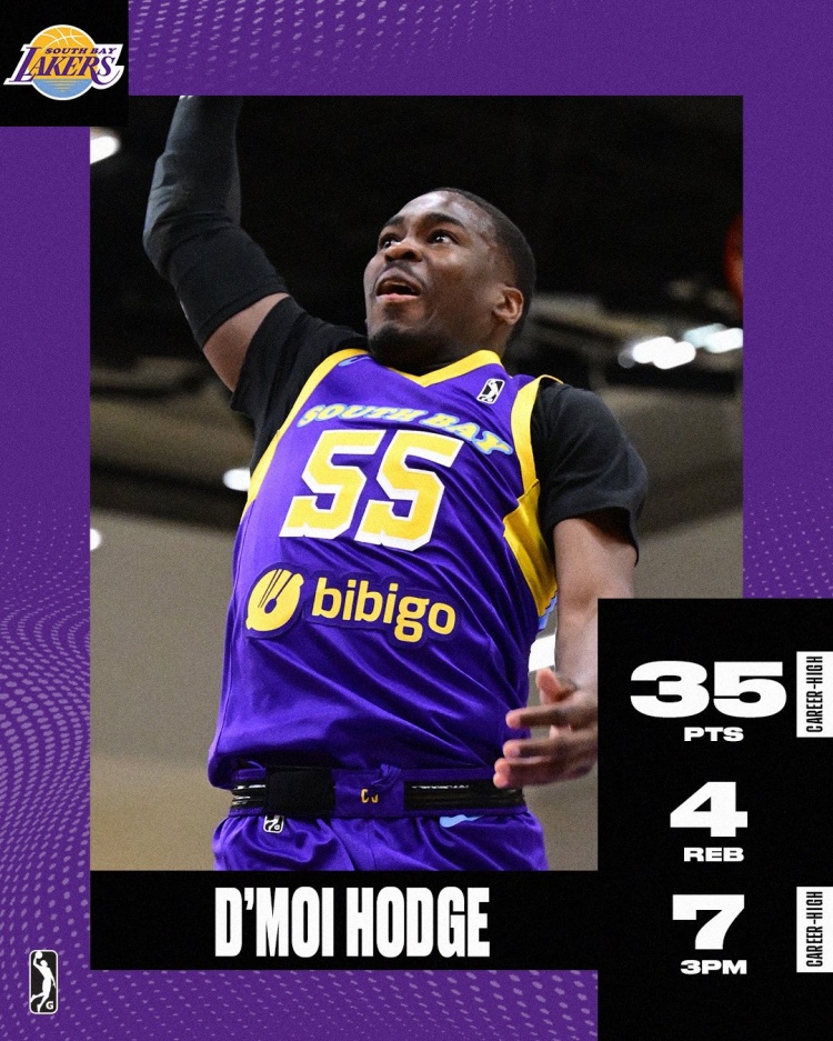 湖人季中賽冠軍成員！獨(dú)行俠與后衛(wèi)迪莫伊-霍奇簽下訓(xùn)練營(yíng)合同