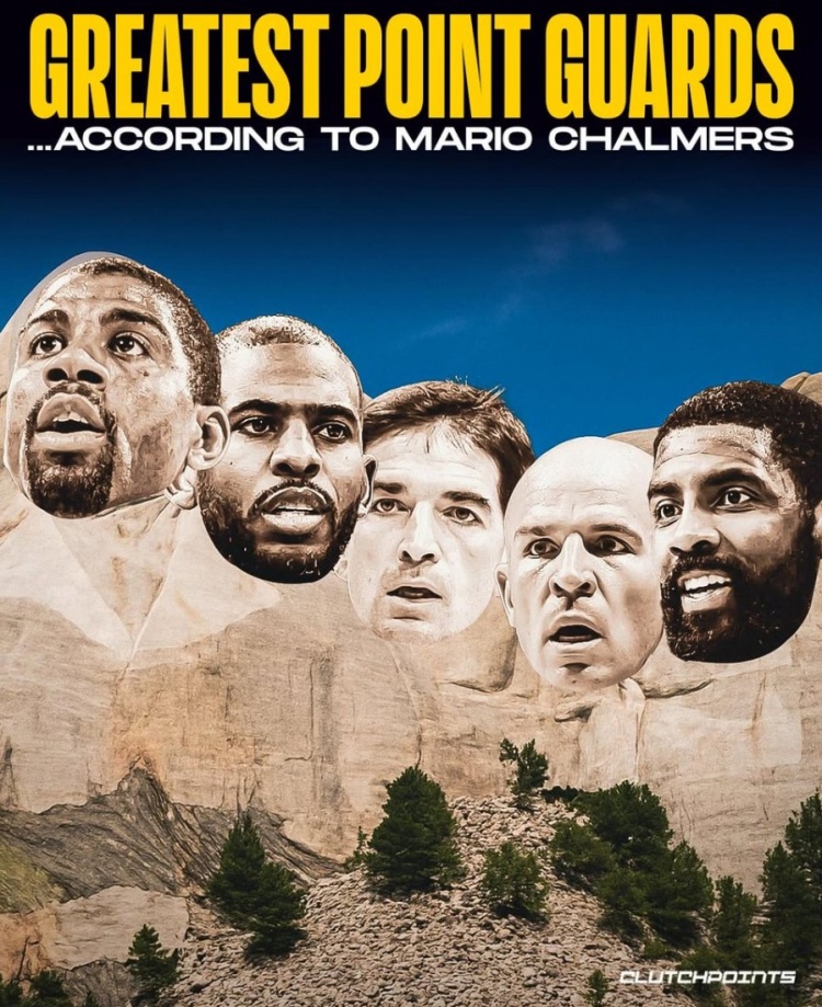 查爾莫斯歷史前五控衛(wèi)：魔術師、保羅、斯托克頓、基德、歐文