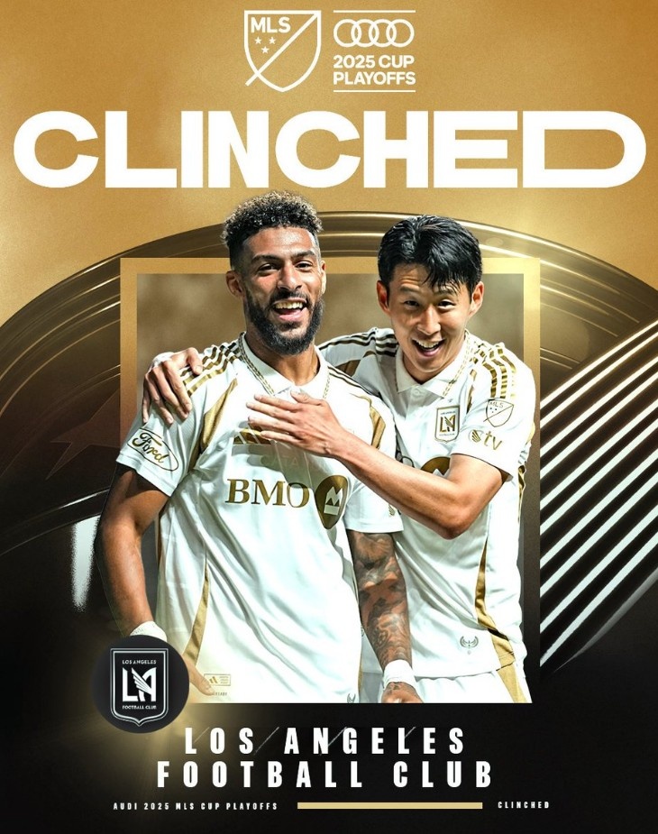 位居西區(qū)第四，美職聯(lián)官方：洛杉磯FC已提前鎖定季后賽名額