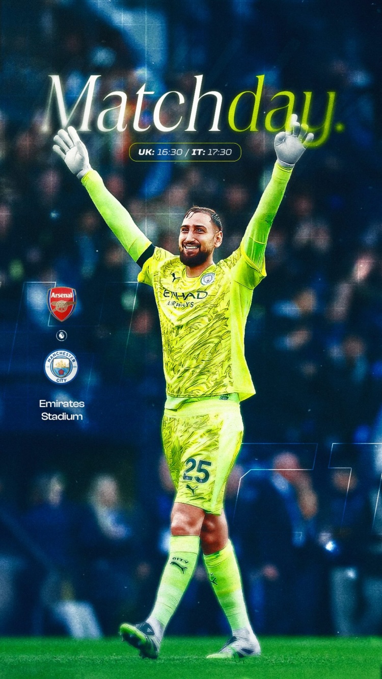 多納魯馬曬對陣阿森納個人海報，加盟曼城以來出戰(zhàn)2場皆零封