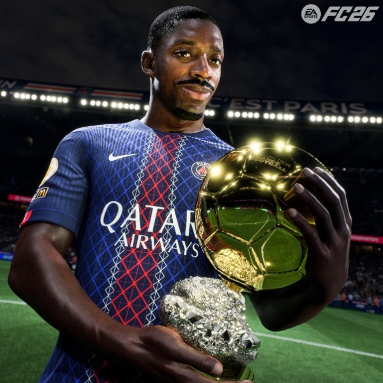 EAFC祝賀登貝萊：巴黎金色之夜，祝賀登貝萊贏得他的第一座金球獎(jiǎng)