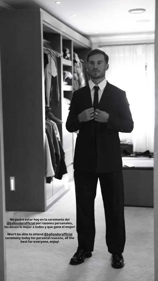 英媒：麥卡利斯特未能參加金球頒獎典禮可能是去陪產