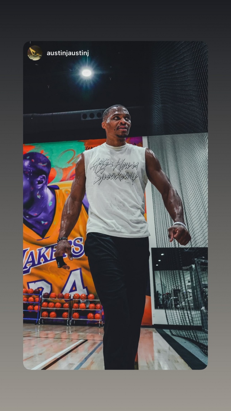 火箭探索威少替代范弗里特？ 威少曬訓(xùn)練照 身材精瘦&線條分明