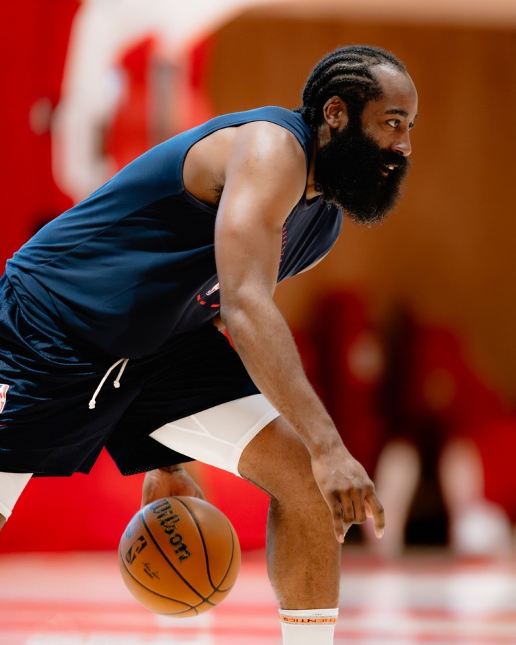 登炮組合！快船曬哈登保羅訓(xùn)練照：很快就能一起重返賽場(chǎng)啦