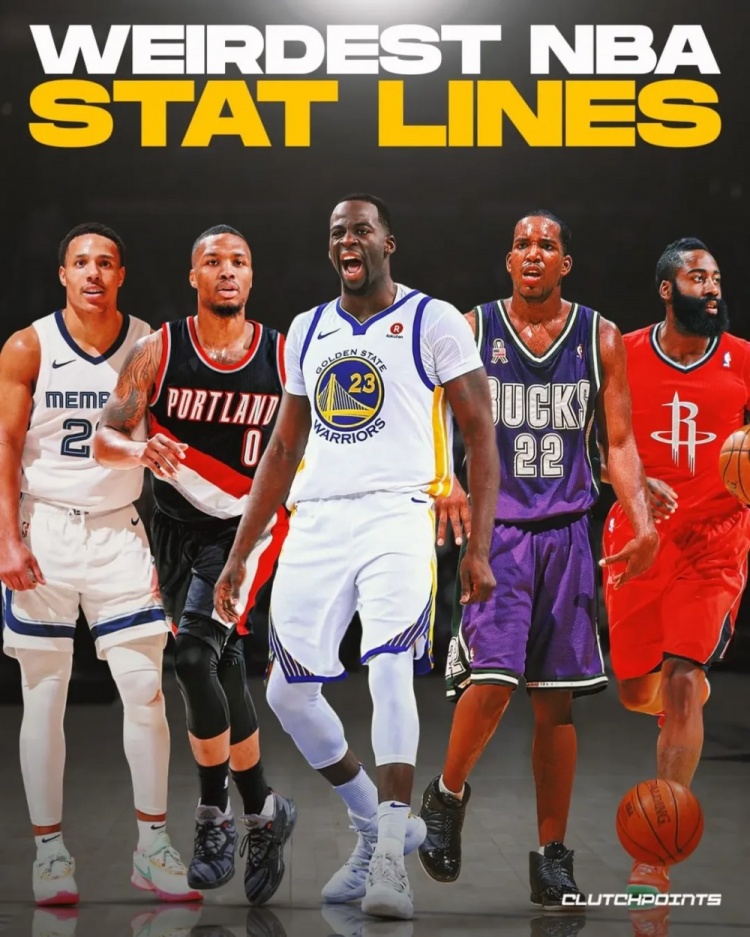 哪個(gè)更難？美媒曬離譜數(shù)據(jù)：追夢4分三雙 哈登2球27分 羅德曼0+28