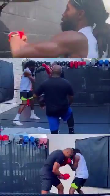 這回范喬丹沒(méi)法陪你了！火箭主帥烏度卡進(jìn)行拳擊訓(xùn)練