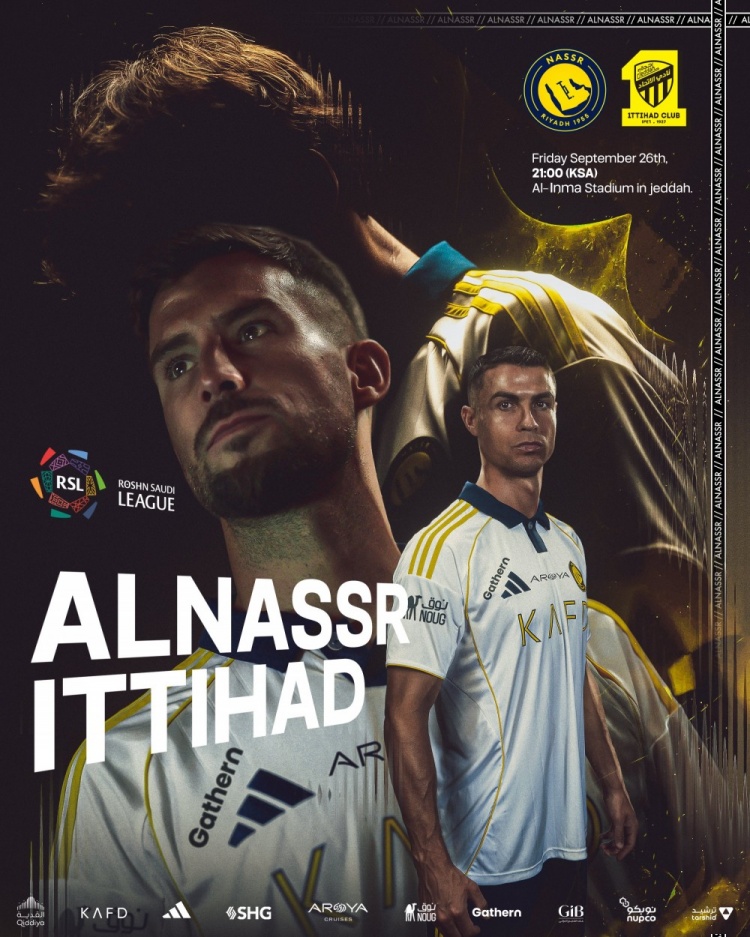 C羅怒目出鏡！勝利發(fā)布客戰(zhàn)吉達(dá)海報(bào)：一支球隊(duì)，一顆心??