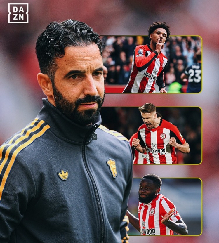 此行兇險！曼聯(lián)近3次客戰(zhàn)布倫特福德均未取勝，包含0-4大敗