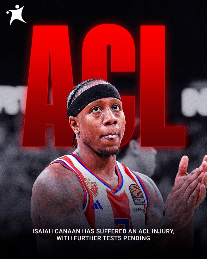 前火箭球員！以賽亞-坎南確診前十字韌帶撕裂！
