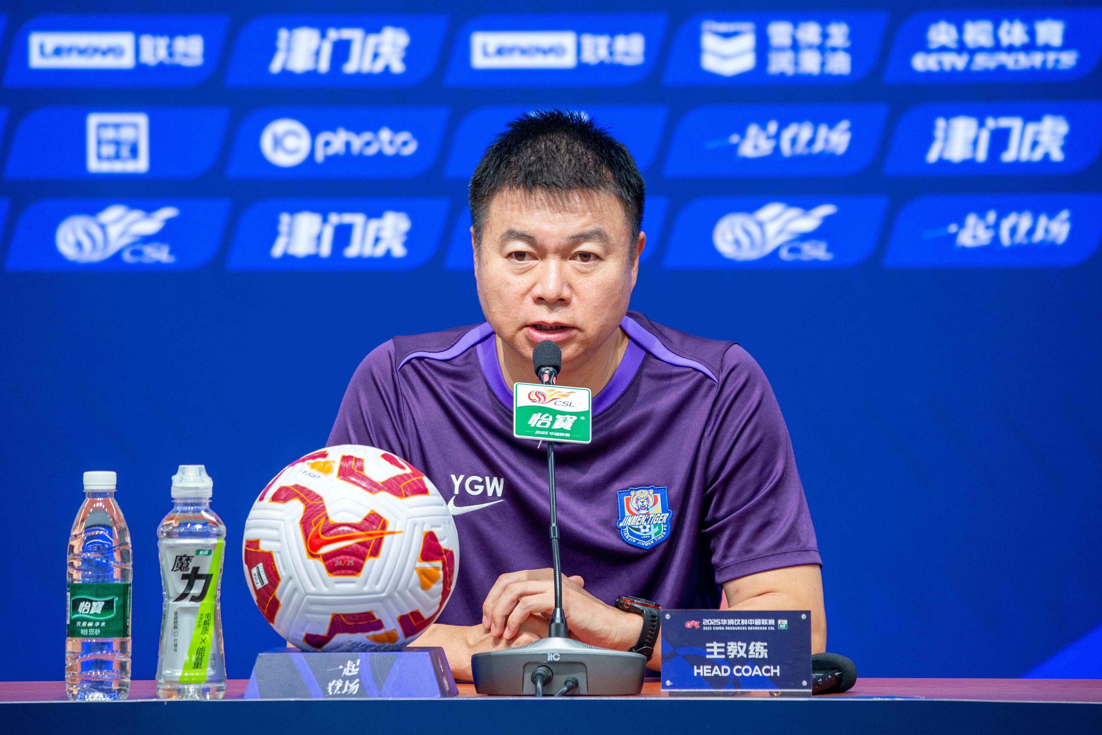 于根偉：目前球隊整體情況非常好，希望能體現(xiàn)老天津隊的防守風(fēng)格