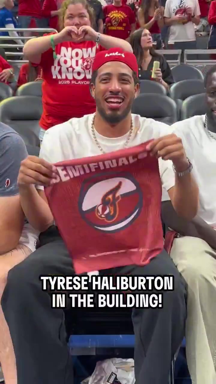 支持印城球隊！哈利伯頓現(xiàn)場觀戰(zhàn)WNBA半決賽狂熱vs王牌