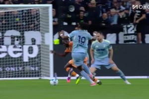 5輪不?。∮任?-1十人亞特蘭大 卡巴爾替補救主阿季奇被斷致丟球