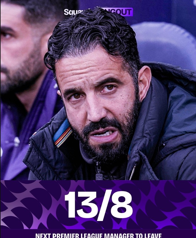 下課熱門！曼聯(lián)主帥阿莫林被解雇的賠率已經(jīng)下調(diào)至13/8