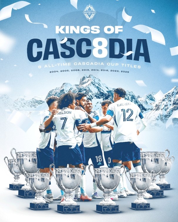 生涯再獲一冠，穆勒隨溫哥華白浪獲得卡斯卡迪亞杯