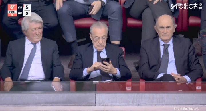 世體：弗洛倫蒂諾并未隨皇馬前往阿拉木圖客場，他去支持籃球隊了