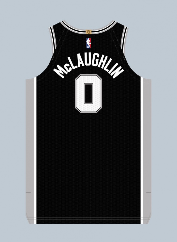 球衣記者：麥克勞林在馬刺穿0號球衣 隊史上一位是凱爾登-約翰遜