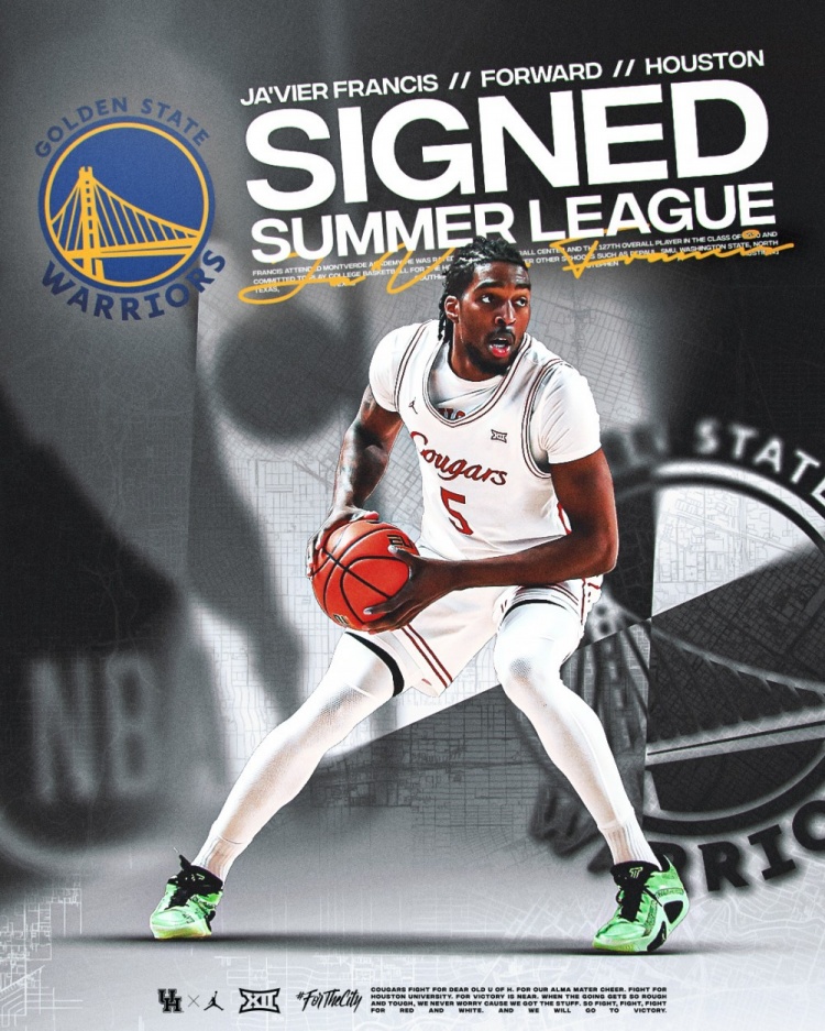 隊記：勇士和前鋒賈維爾-弗朗西斯簽下Exhibit 10訓練營合同