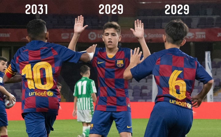 紅藍未來！拉瑪西亞18歲三杰：亞馬爾2031，庫巴西+伯納爾2029