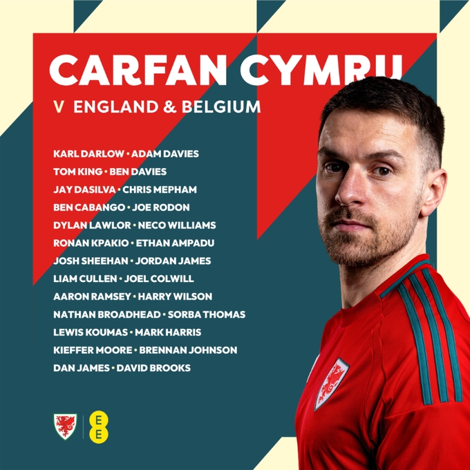 “死神”歸來??34歲拉姆塞時(shí)隔13月重回威爾士名單，將戰(zhàn)英格蘭