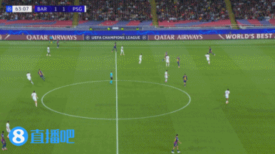 好機(jī)會(huì)沒(méi)把握住，奧爾莫射門(mén)被門(mén)線解圍，亞馬爾再得球被破壞