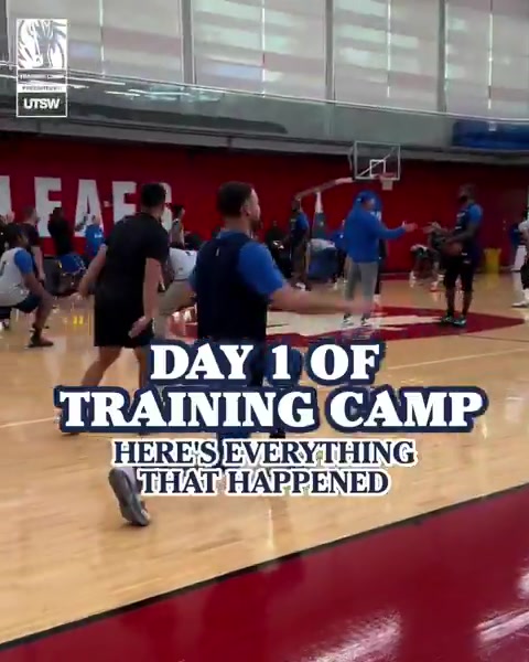 獨行俠官推曬訓(xùn)練營首日：眾將狀態(tài)出色 歐文場邊躍躍欲試